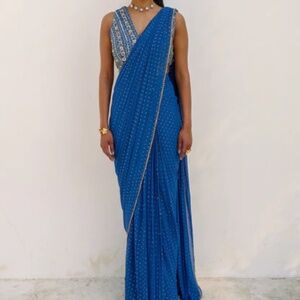 Elegant Blue Women's Skirt